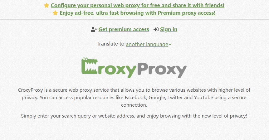 Croxy Proxy