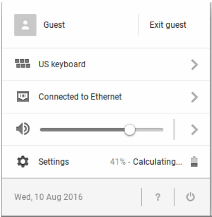 Network settings